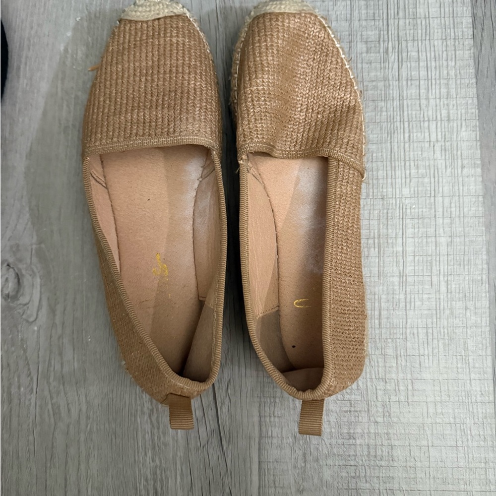 Lulu's Brown Espadrille Flats